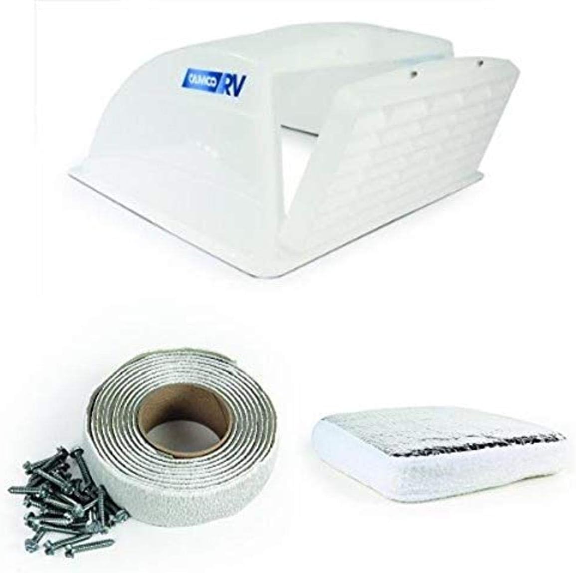 Ultimate Camco Roof Vent Cover Kit with Reflective Surface