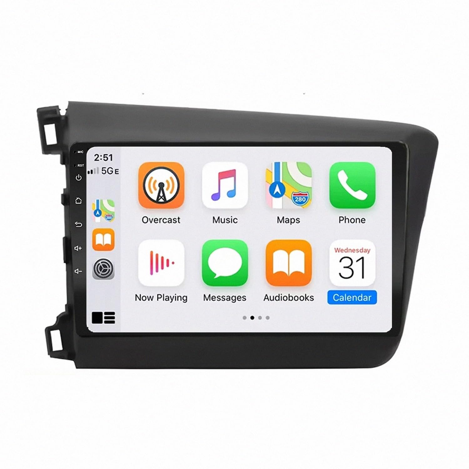 Pantalla Carplay para Mazda 2 2007-2015 con Android Auto Inalámbrico y GPS Navegación 32GB 8