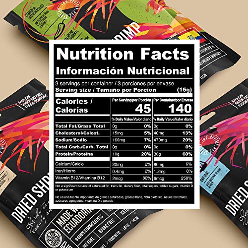 image for The Inca Trail Dried Shrimp – Healthy Dried Shrimp Snacks – Exquis