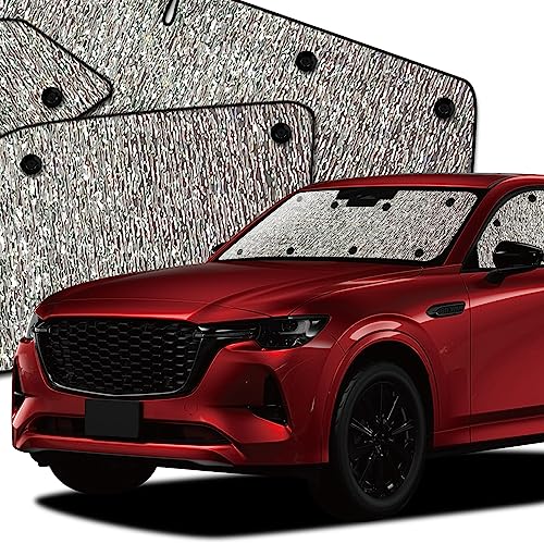 フルセット日本製 MAZDA CX-60 KH系 サンシェード 車用 カーテン シームレスサンシェード 車中泊 カーフィルム フルセット 対応 『03s-f025-sa』