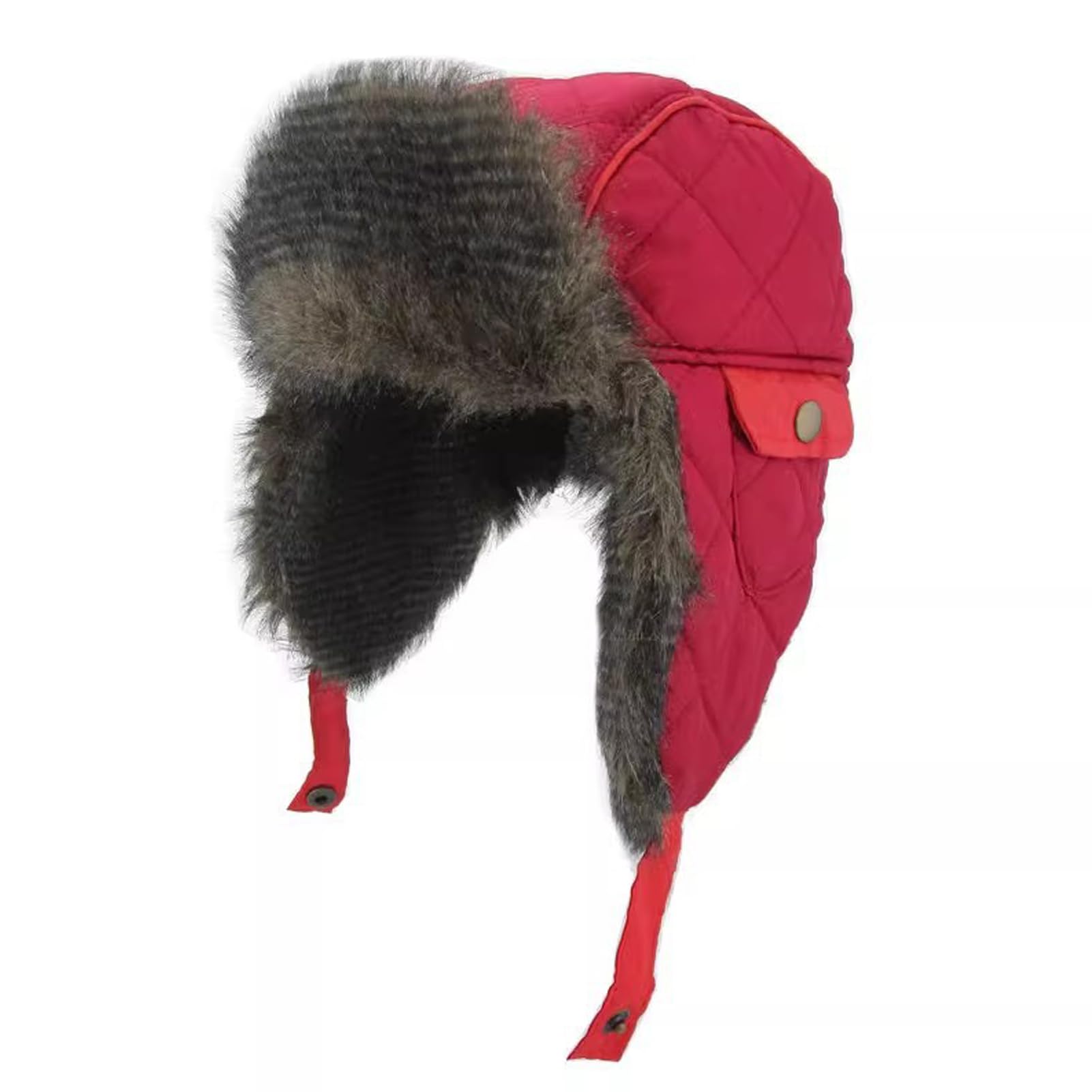 Sombrero de trampero para niños, gorro cálido con orejeras, forro polar resistente al viento, para edades de 3 a 4 años, accesorio de invierno para niños y niñas