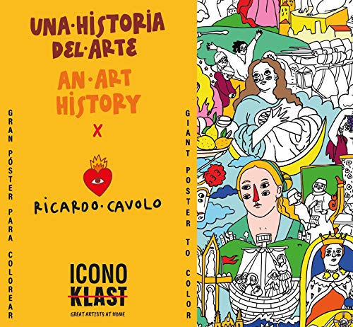 'UNA HISTORIA DEL ARTE' x Ricardo Cavolo: PÓSTER GIGANTE PARA COLOREAR