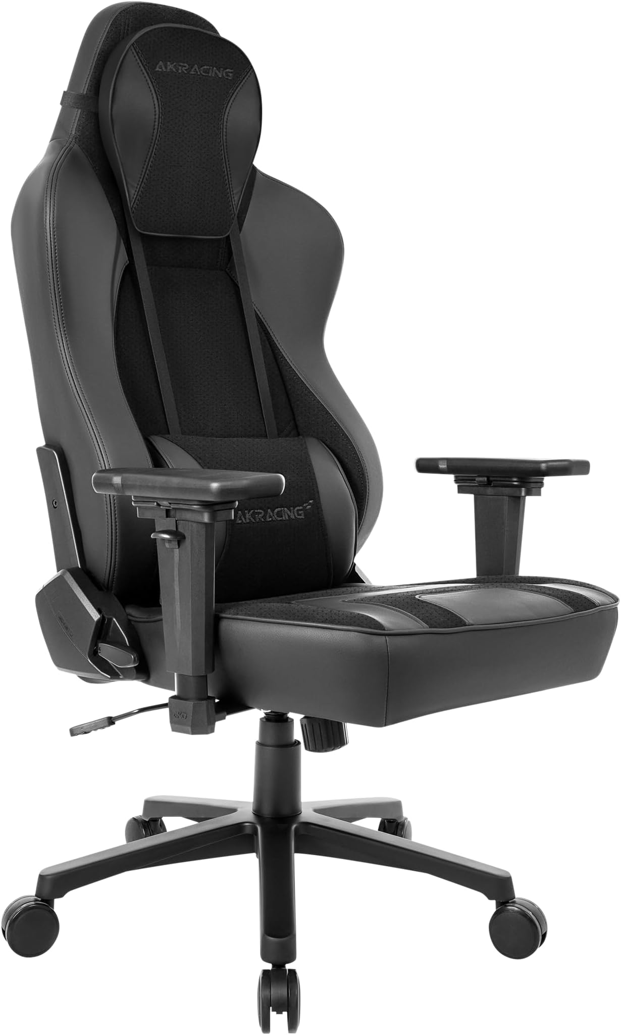 AKRacing Gaming Chair, Faux Leather, Softouch Suede, One Size
