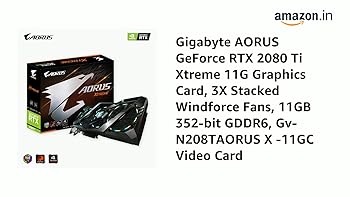 Amazon.in: Buy Gigabyte AORUS GeForce RTX 2080 Ti Xtreme 11G