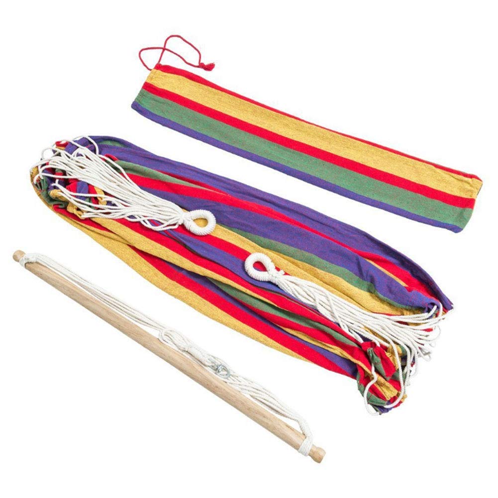 NANANA Amaca a Poltrona Dondolo Sedia Sospesa da Giardino, Sedia a Dondolo Poltrona Sospesa, Sedia a Dondolo a Strisce per Interni ed Esterni, 185X125 Cm/200Kg