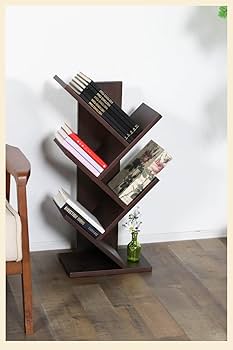 ツリー型　本棚　ブックシェルフ Amazon｜システムK ブックシェルフ 【オブジェのような魅せる収納空間