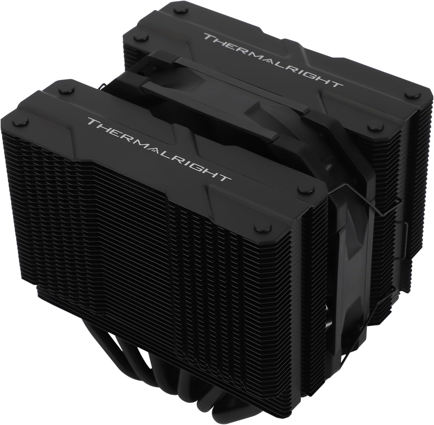 Peerless Assassin 120 Mini Black CPU Cooler, 6 Heat Pipes AGHP Technology, with 120mm PWM Fan, 1500RPM Speed, for AMD:AM4 AM5/Intel LGA 1851/1700/1150/1151/1200/2011,PC Cooler