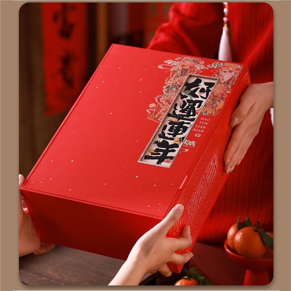 Teeset Bulk Tee Vorratsdose Runde Blechdose Küche Versiegeltes Glas Leerglas Vorratsglas Retro Teedosen Doppelglas Geschenkbox Set Tee Vorratsglas (B)