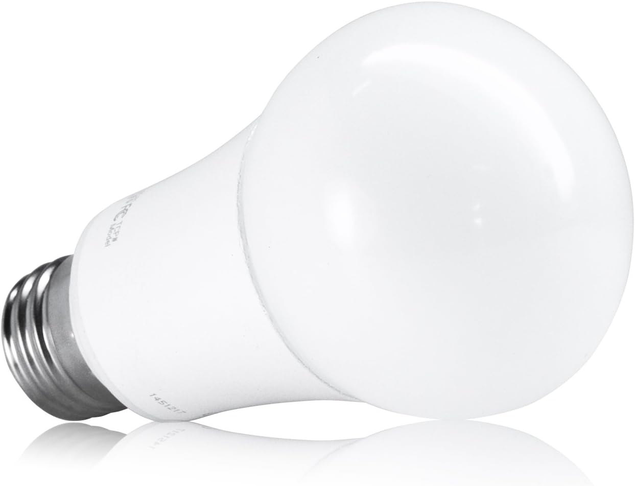 TCP Allusion Series LED A19 60W Replacement (Uses only 9W) Smooth Warm Dimming (2700K to 2000K) Medium Base General Purpose Light Bulb