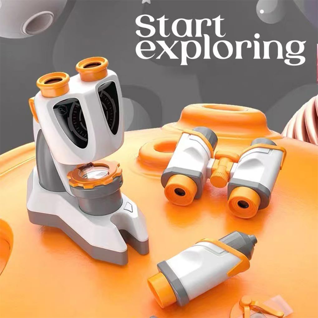 Set di esplorazione portatile da 4 pezzi per,Insieme microscopico | microscopio inclusi, facile da chiudere.