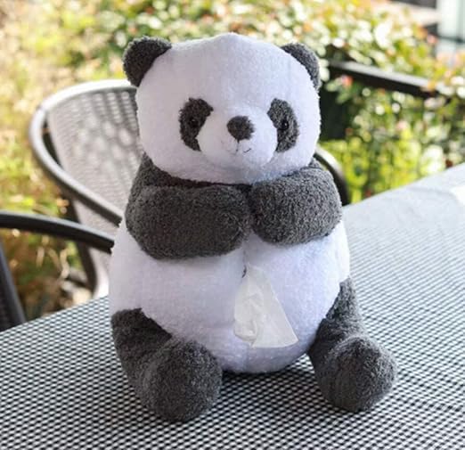 Amazon Co Jp 超かわいい シャンシャン パンダ ふわふわしい ティッシュボックス かわいい ティッシュケース ぬいぐるみ 車 おもしろ ティッシュカバー ホルダー ぬいぐるみ 部屋 飾り 置物 プレゼント グッズ 中国 動物 ホーム キッチン