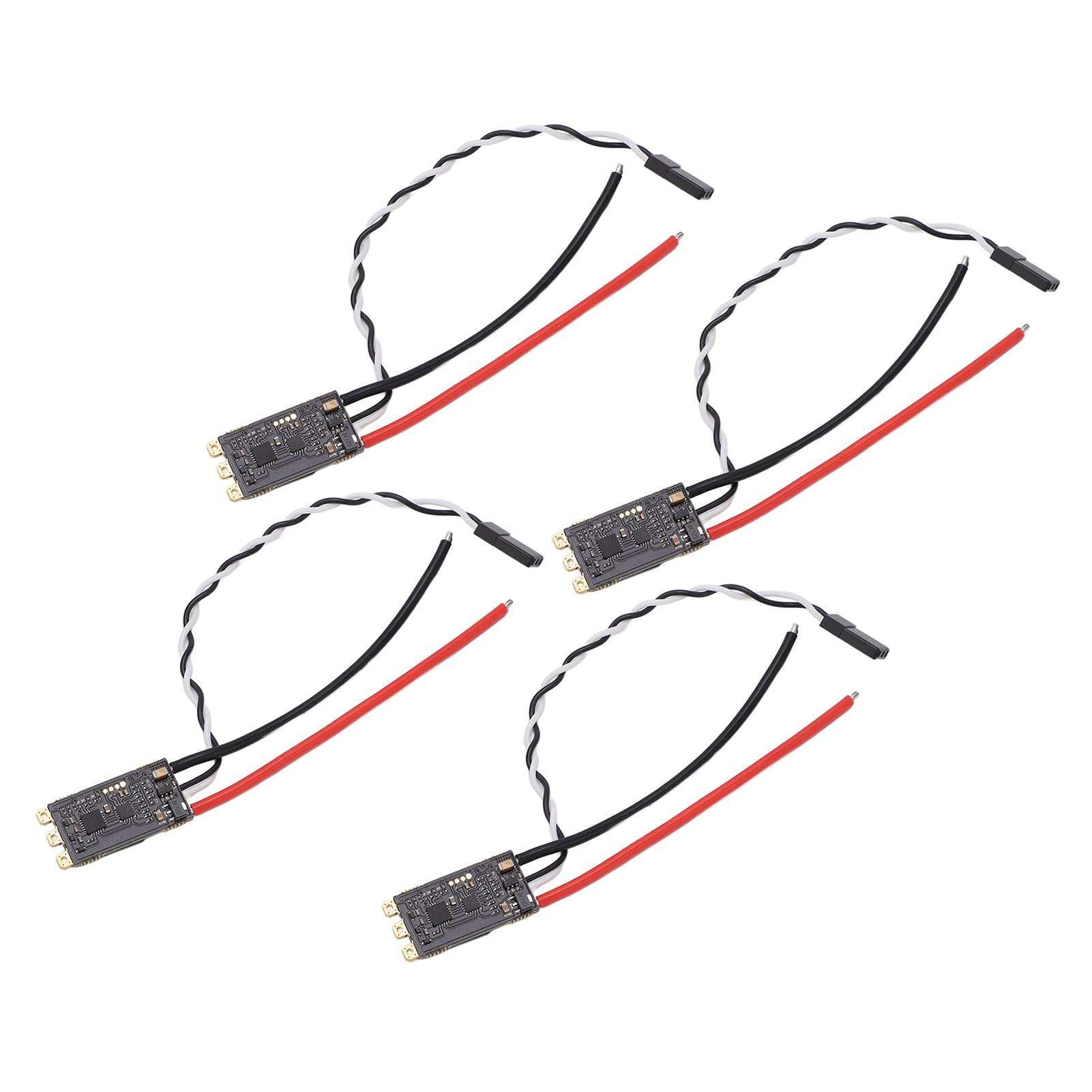 Czarny elektroniczny bezszczotkowy kontroler prędkości z diodą RGB LED, wysoka prędkość, odporny na zakłócenia, ESC 35A