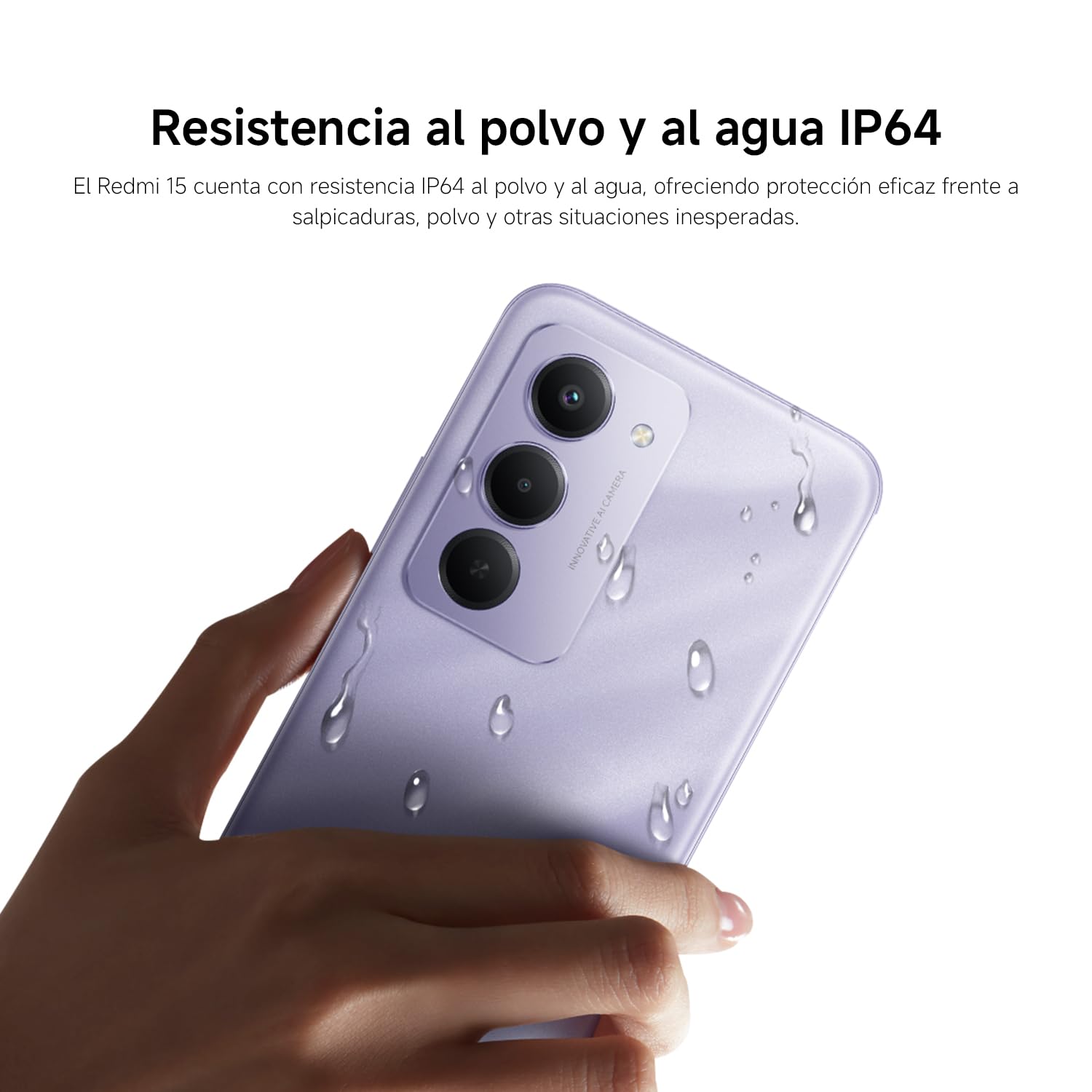 XIAOMI REDMI 15 - Smartphone de 8+256GB, Cámara Dual de 50MP con AI, Pantalla inmersiva de 6,9” FHD+, Snapdragon 685, Carga rápida de 33W, Cargador no Incluido, Gris (Versión ES)