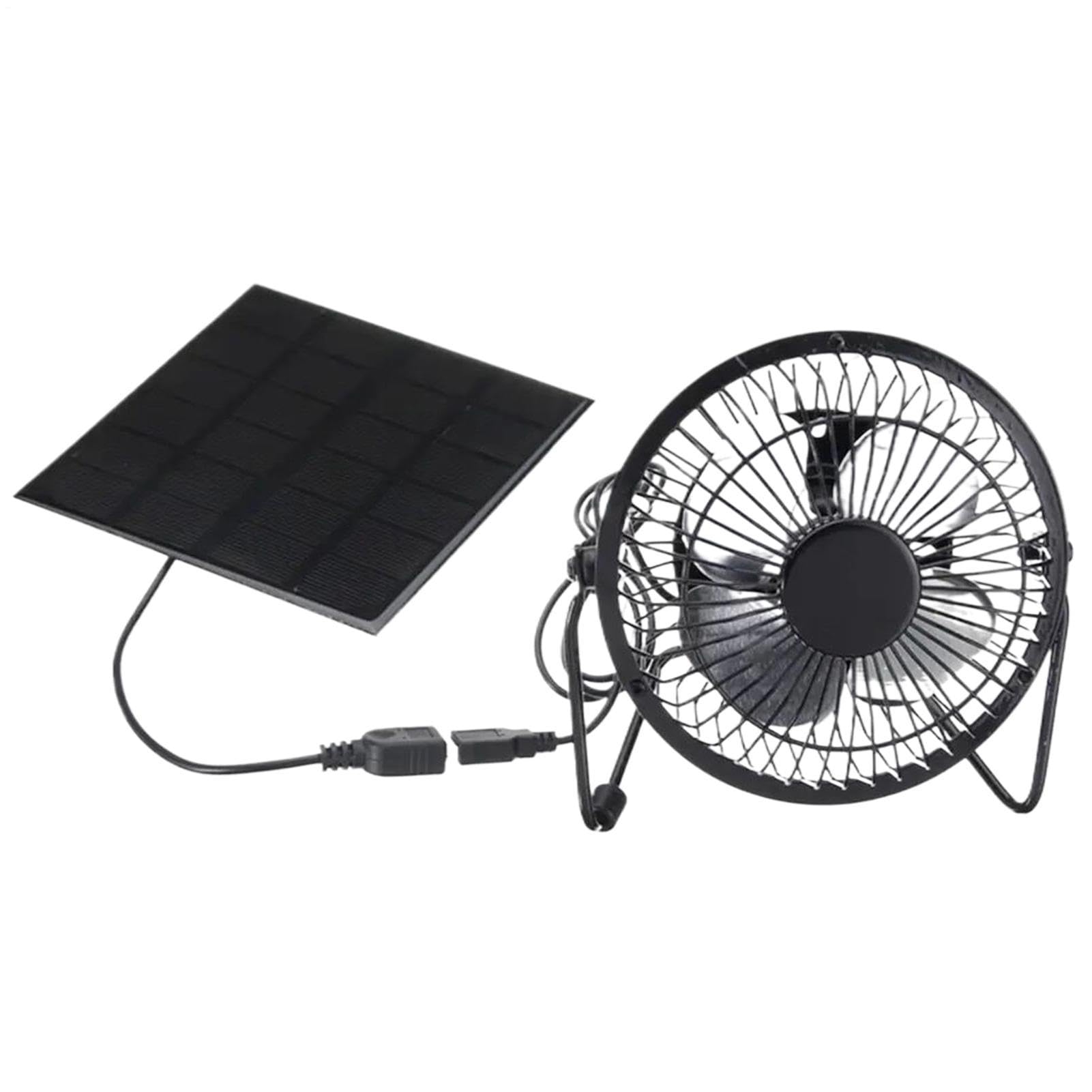 Solar Fan for Greenhouse, Waterproof, Airflow,