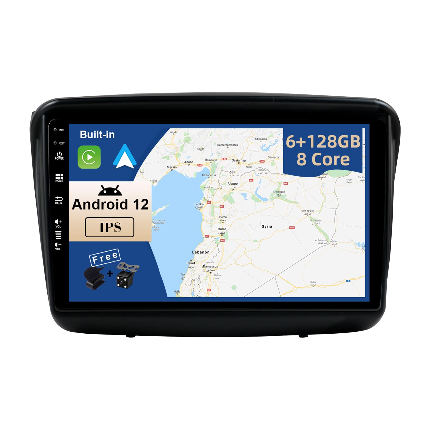 JOYX Android 12 Autoradio Für Mitsubishi Pajero Sport / L200 – Mit CarPlay, 9 Zoll, DAB+