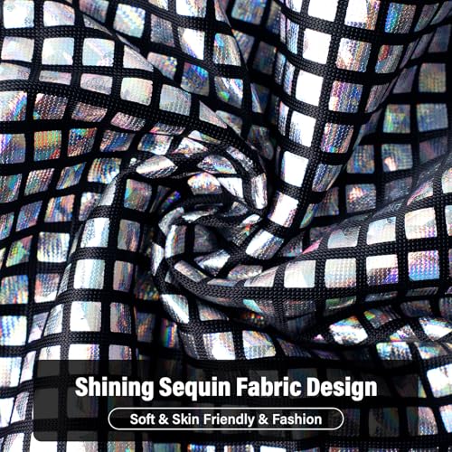 Mens Sequin Underwear Boxer Briefs Sexy Thongs Sissy Panties Nightclub Party Underpants3