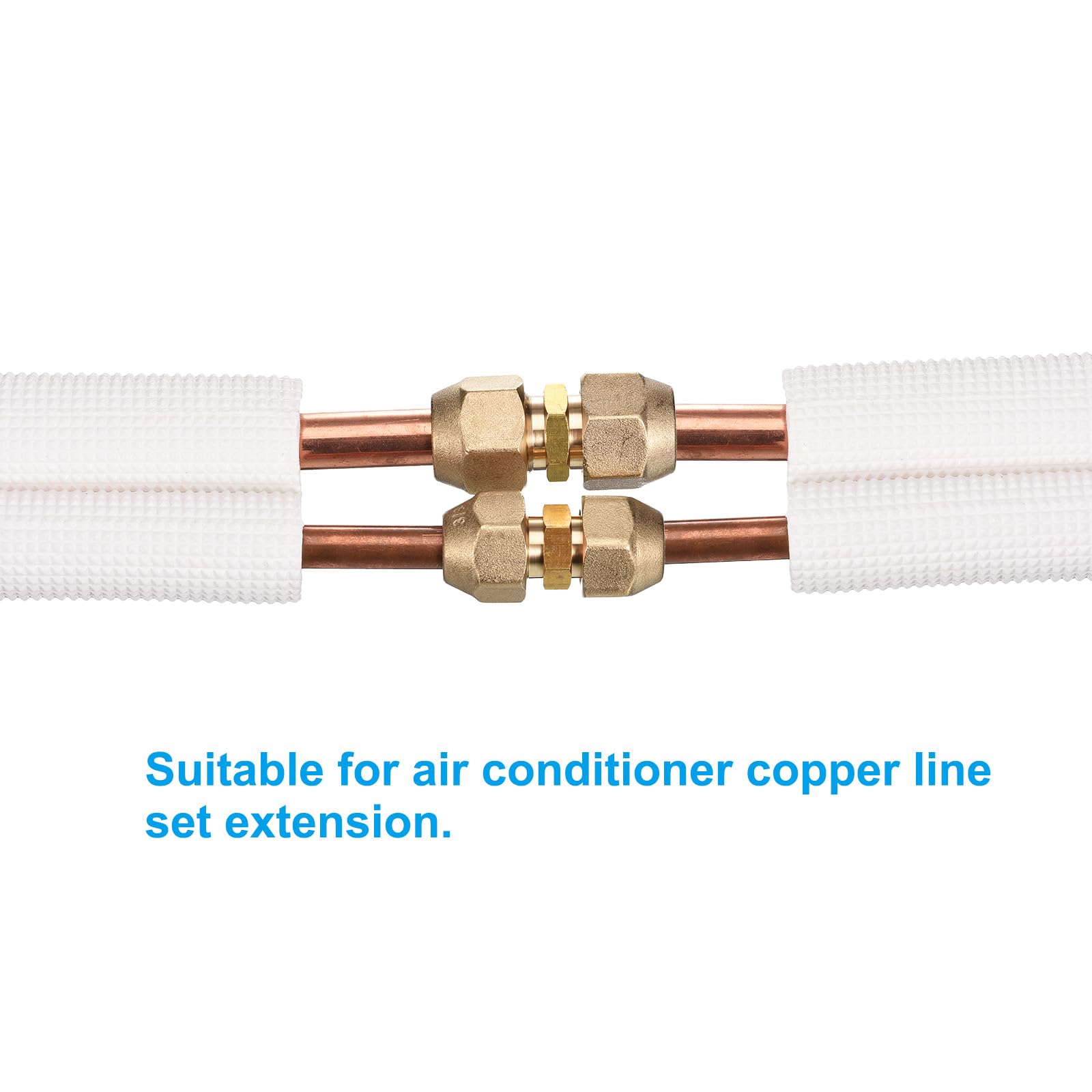 Kupferrohr Verbindungs-Set 1/4" & 3/8" - AC Klimaanlage Adapter