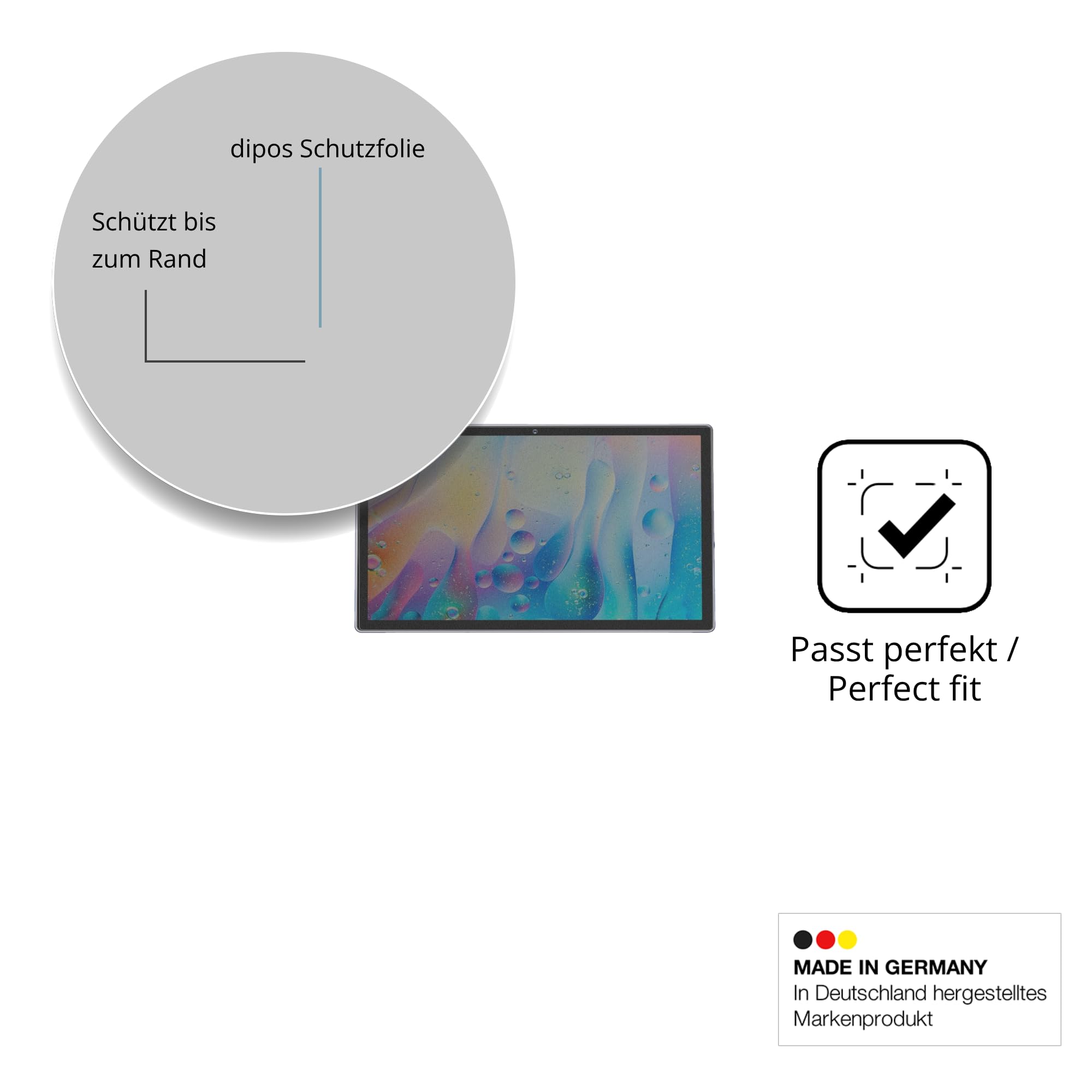 dipos Protector de Pantalla Antiespía para ZIOVO A9 | Película protectora mate, filtro de privacidad 4 vías, ajuste perfecto, antiarañazos, sin burbujas, autoadhesivo