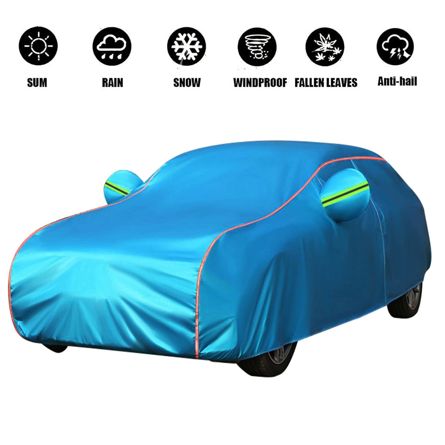 Telo per Auto Telo Copriauto Copriauto compatibile con Bentley Brooklands Mark S1 S3 Turbo Arnage Azure, protezione solare impermeabile anti UV con riflettente notturna LSDRALOBBEB 1111(Color:4,Size:A