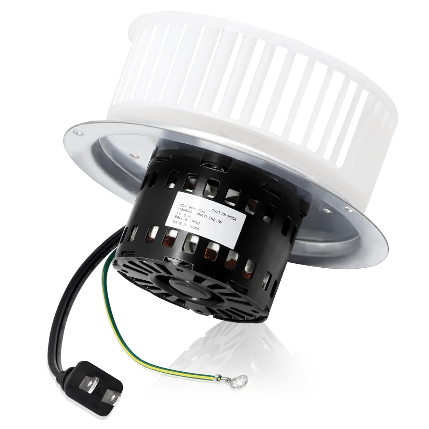 QT80, QT-80-B Fan Motor, JA2B089N, 0695B000 Motor Assembly for NuTone QT80B, QT-80N-B, QT-80N, QT80NB, QT80N, QT-80, QT-80B, QT-80NB Series, S0695B000, JA2C118H Bathroom Exhaust Fan Replacement Motor.