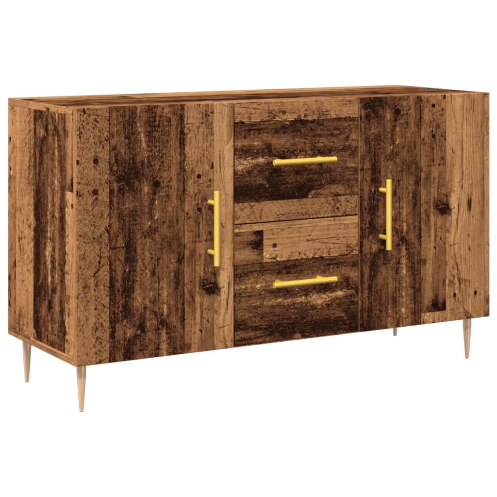 Credenza effetto legno anticato, 100 x 36 x 60 cm, comò