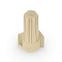 Vista 4 de Conector de cables eléctrico IDEAL 30-341P Twister, Modelo 341 Tostado, (100/Bolsa)