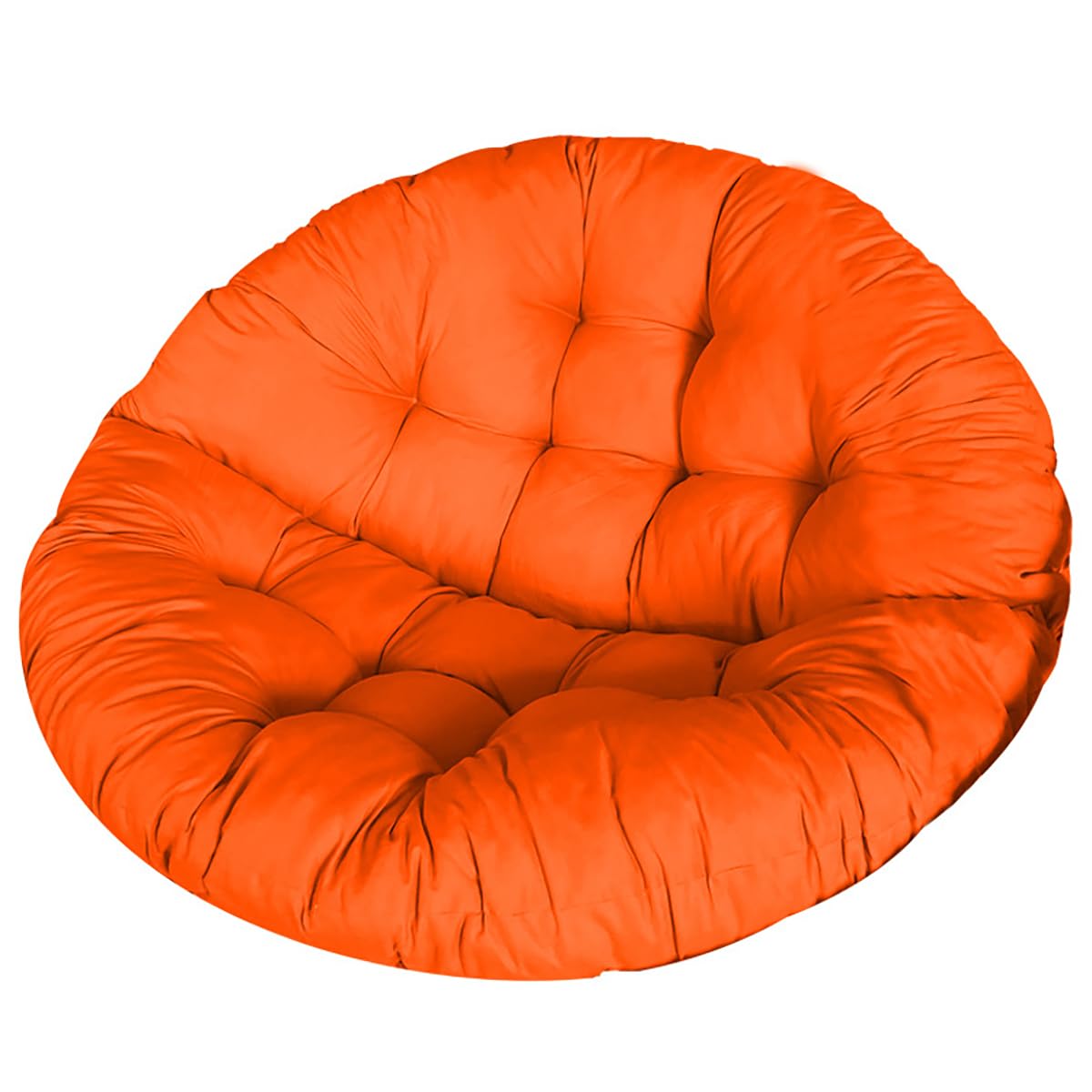 Coussin de chaise ronde 109 cm grand format pour balancelle extérieure et terrasse