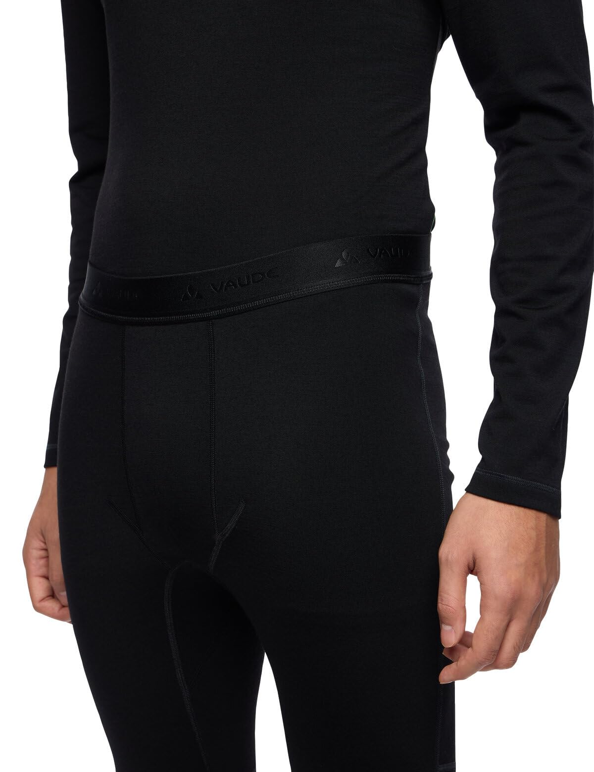 VAUDE Herren Merino Monviso Wool Tights II, bequem, trocknet schnell und hervorragende Temperaturregulierung, Passform: Slim fit