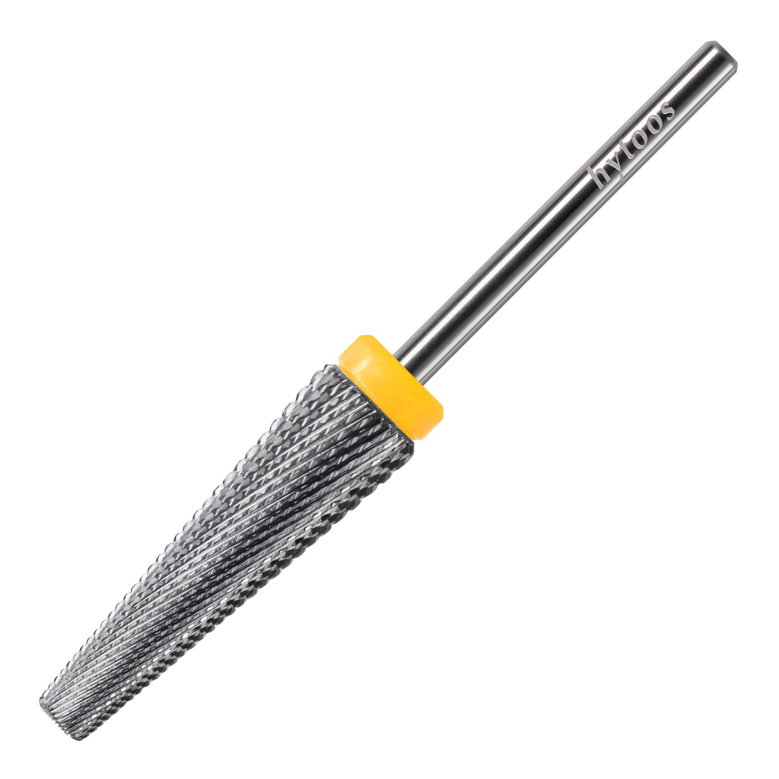 HYTOOS 24mm Super Long 5 in 1 Nail Drill Bits, Cross Tapered Carbide Bit, 3/32" Two-way Rotate for Both Hand, Remove Acrylic Nails/Gel, Electric File