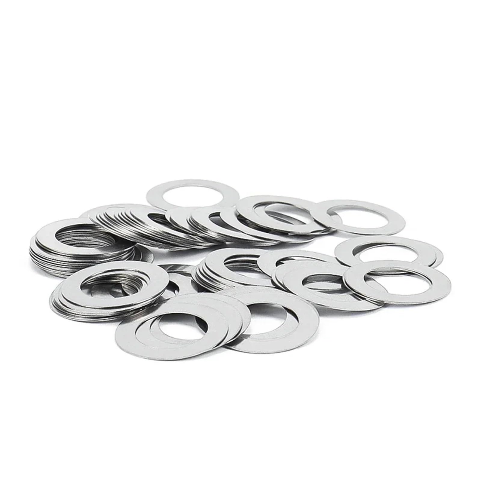50 STUKS M2 M3 M4 M5 M6 304 roestvrij staal ultradunne platte ring
