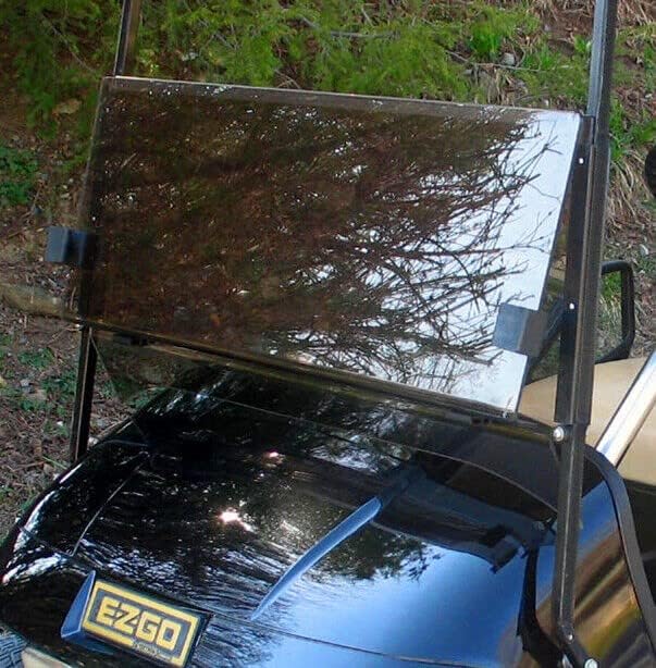 STEELENG Foldable Tinted Windshield for EZGO TXT Golf Cart (1994-2013)