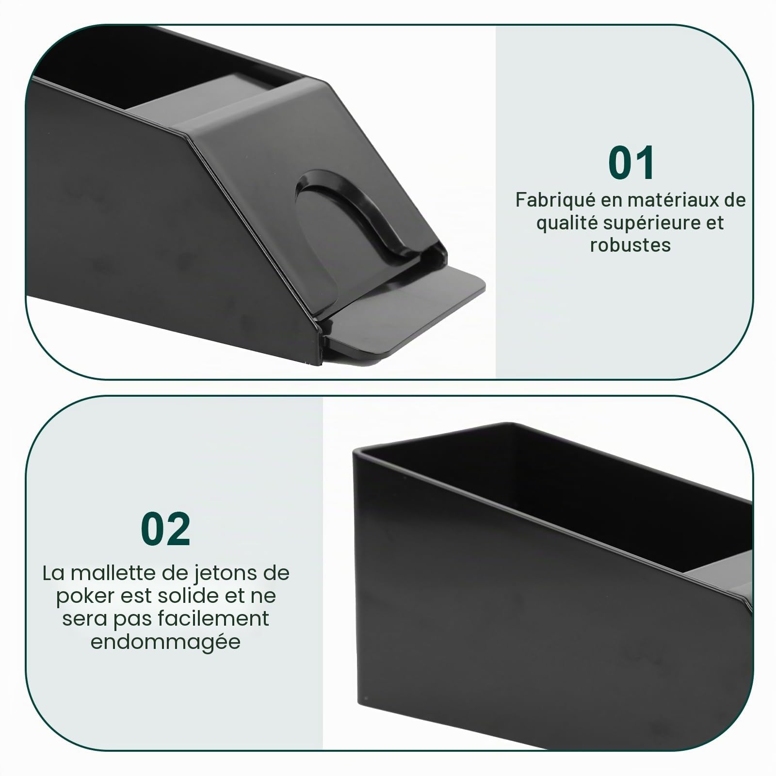 Chaussette de Distribution Blackjack, Chaussette en Acrylique Transparente pour Cartes à Jouer, Distributeur de Cartes pour 4 Paquets de Jeu de Blackjack Poker Accessoires