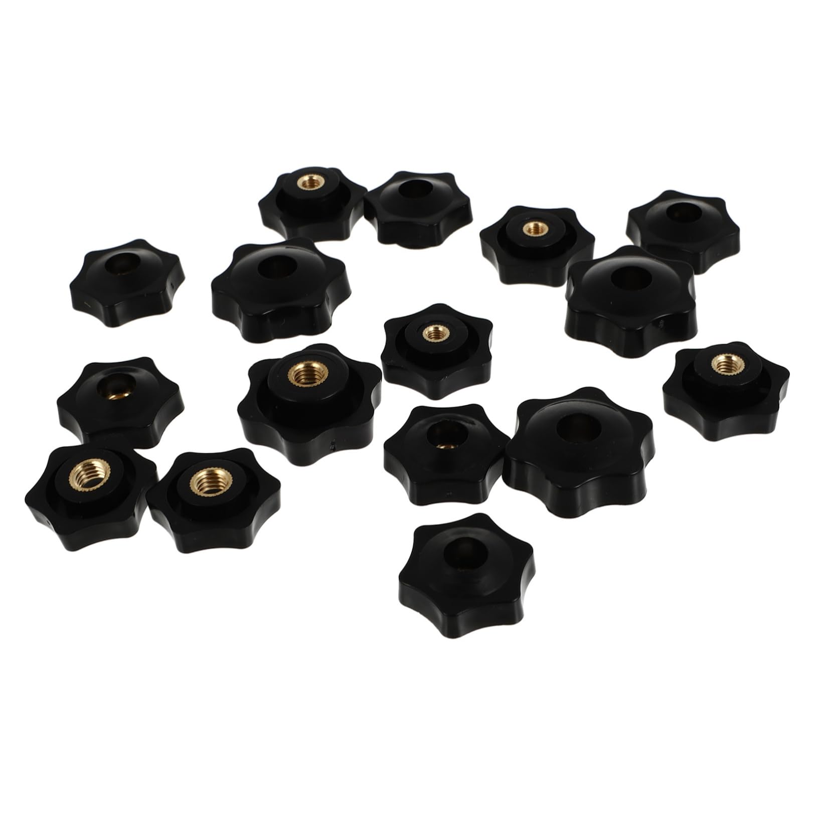 LIFKOME 16Pcs Clamping Knob Set Threaded Accessories Knobs for and Quick Replacement of Broken Hardware