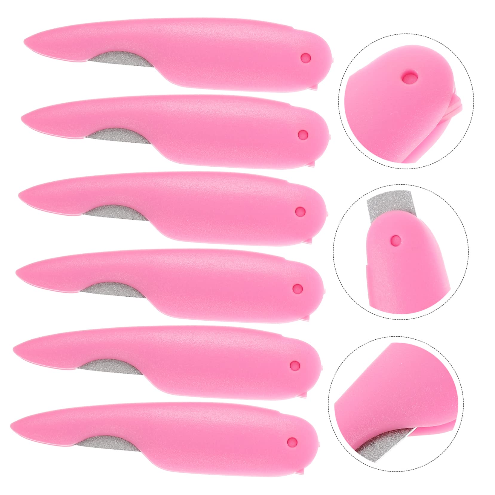 Healeved 30piezas Limas De Uñas Plegables Herramienta De Manicura y Práctica Para Pulido De Uñas Casa y Salón Para Retocar y Suavizar Bordes