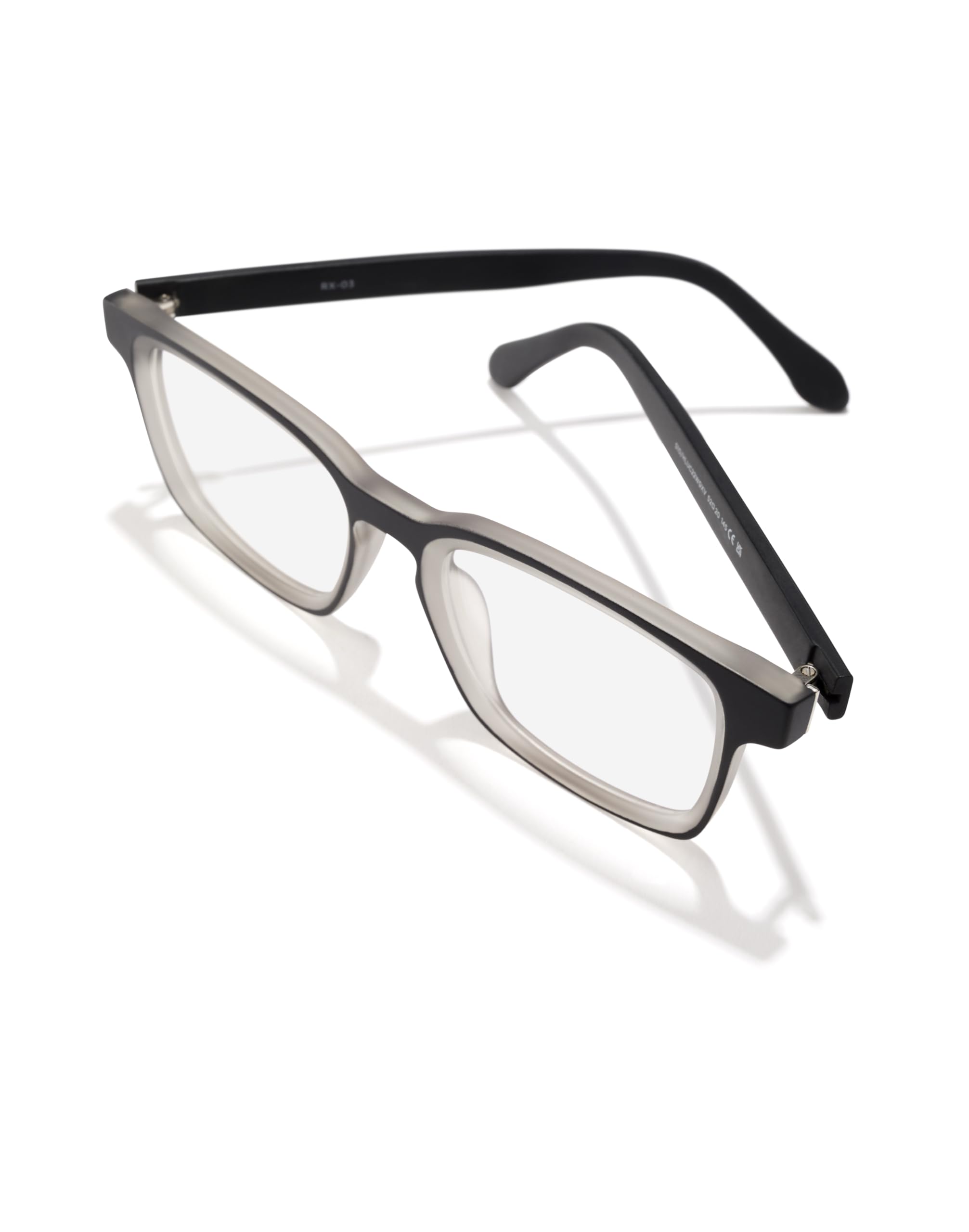 HAWKERS Brille mit Sehstärke für Herren und Damen optional mit Sonnenbrillentönung oder Blaulichtfilter, Quadratisch, gefertigt aus TR90 (inklusive Brillenetui)