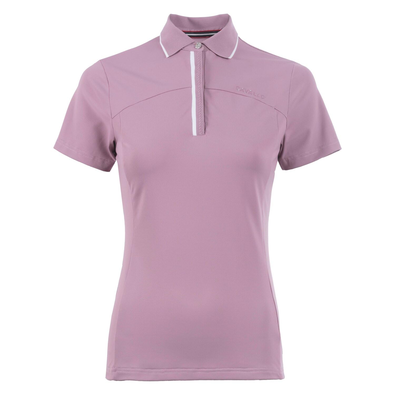 Cavallo Pique Polo Shirt Damen Dusty Rose Sportswear FS 2024