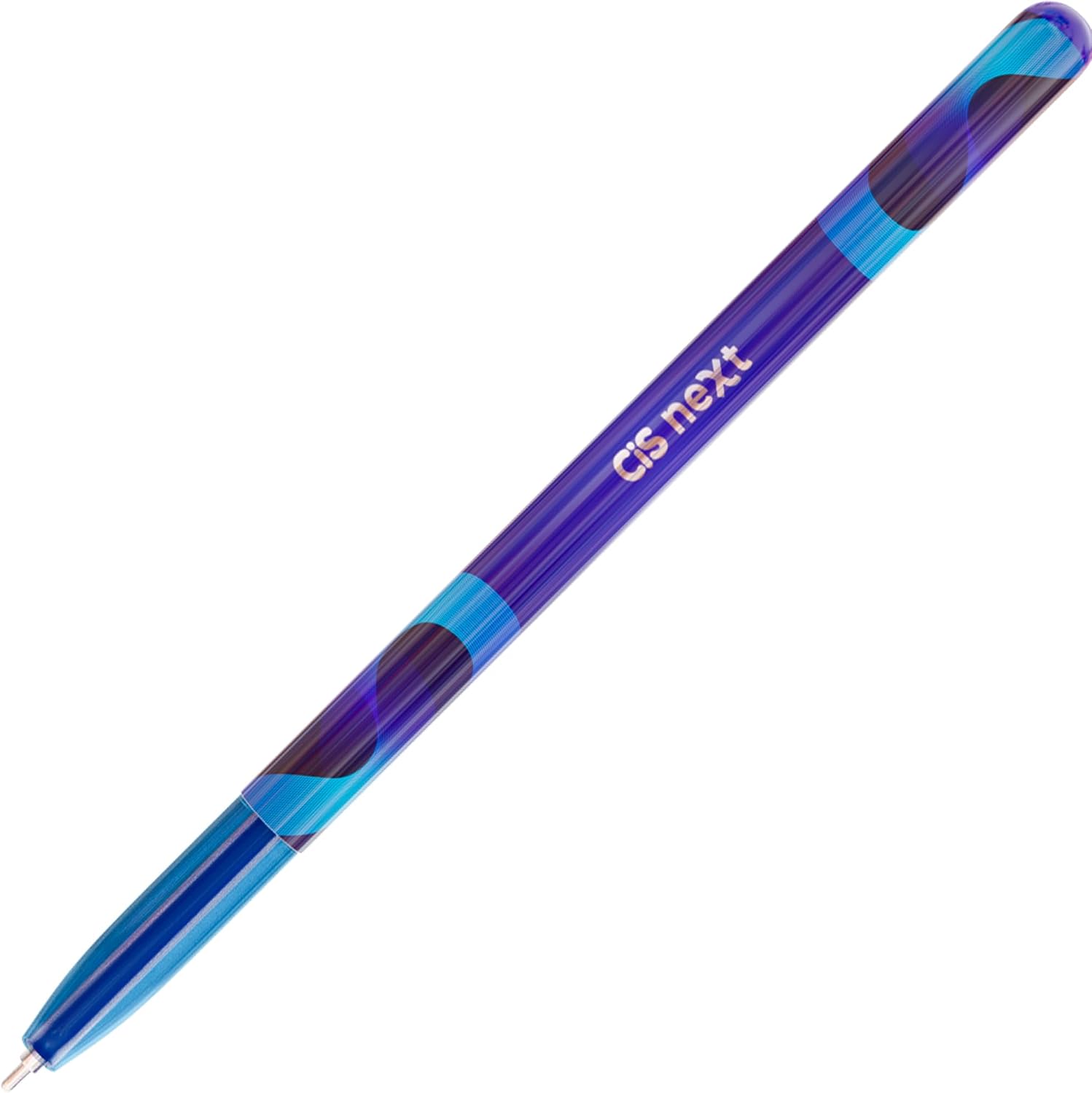 CIS, Caneta Esferografica 0,7 mm NEXT, Estojo com 10 unidades, cor Azul