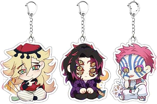 黒死牟&童磨&猗窩座　イニシャルキーホルダー3個　鬼滅の刃　コミケ　アクキー 61TnfOReBjL._AC_SY350_QL65_.jpg