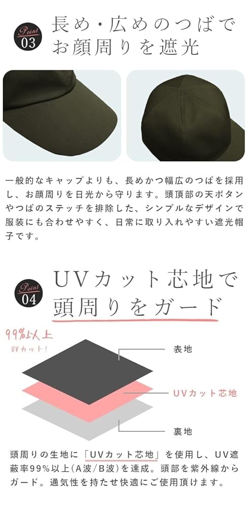 未使用⭐︎芦屋ロサブラン　キャップ Amazon | [芦屋ロサブラン] 100％完全遮光 99％ではダメなんです