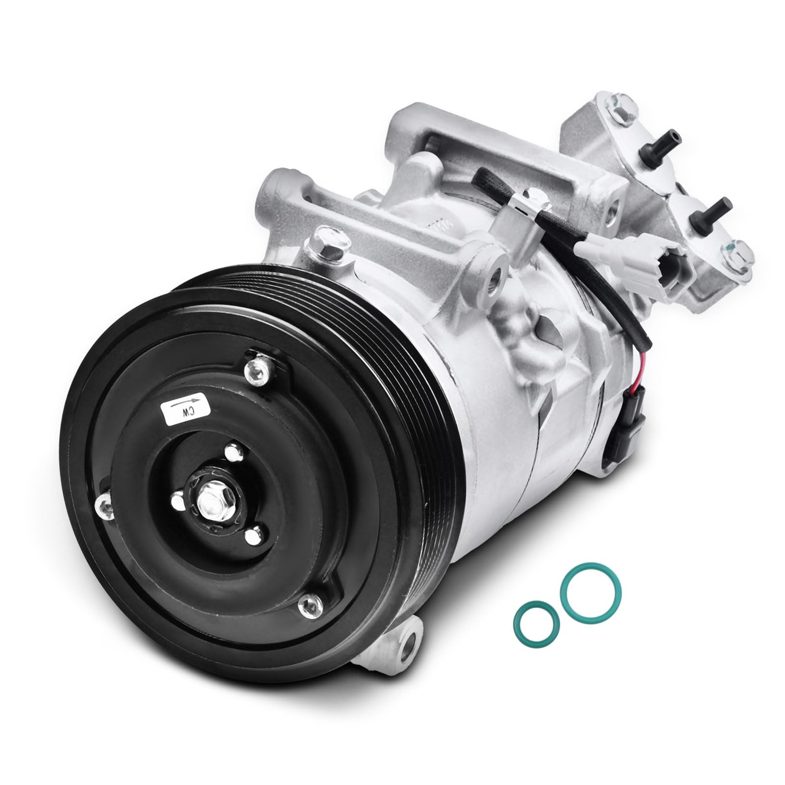 Frankberg Compresor de aire acondicionado con embrague 8200956574 | Compatible con: Scénic III JZ0/1, Scénic III Van JZ0/1, M.e.g.a.n.e III Grandtour KZ0/1