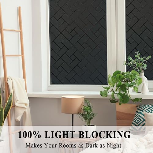 Miniatura 3 de Película de privacidad esmerilada para ventana, película de vidrio extraíble para puerta, cubierta de vinilo para vidrio, ondas de agua, bloqueo UV,