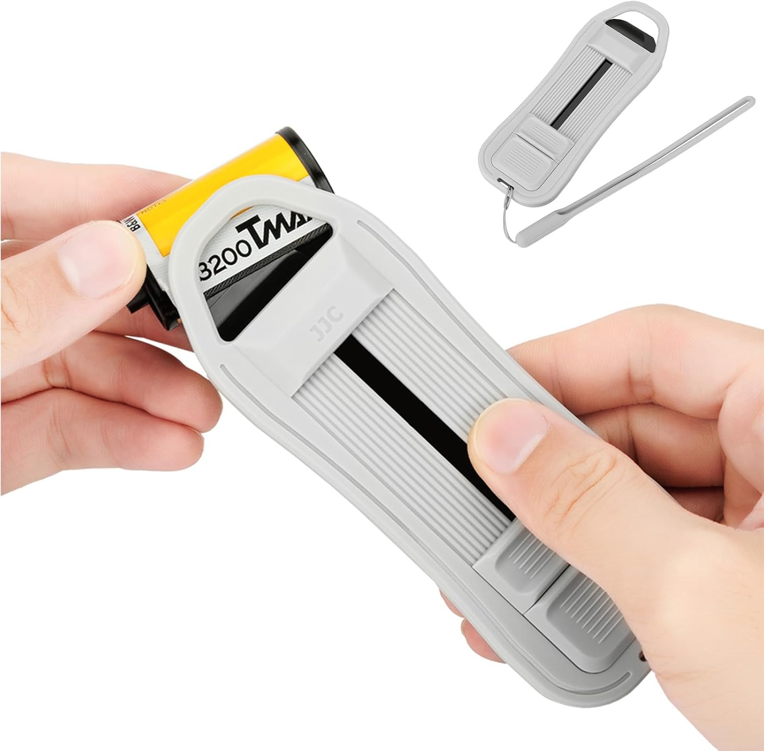 JJC 35mm Film Retriever, 135 Leader Film Retriever Picker, 35mm Film Extractor Puller Tools for 35mm Cassettes Safe Films with Lanyard (No Film Included)