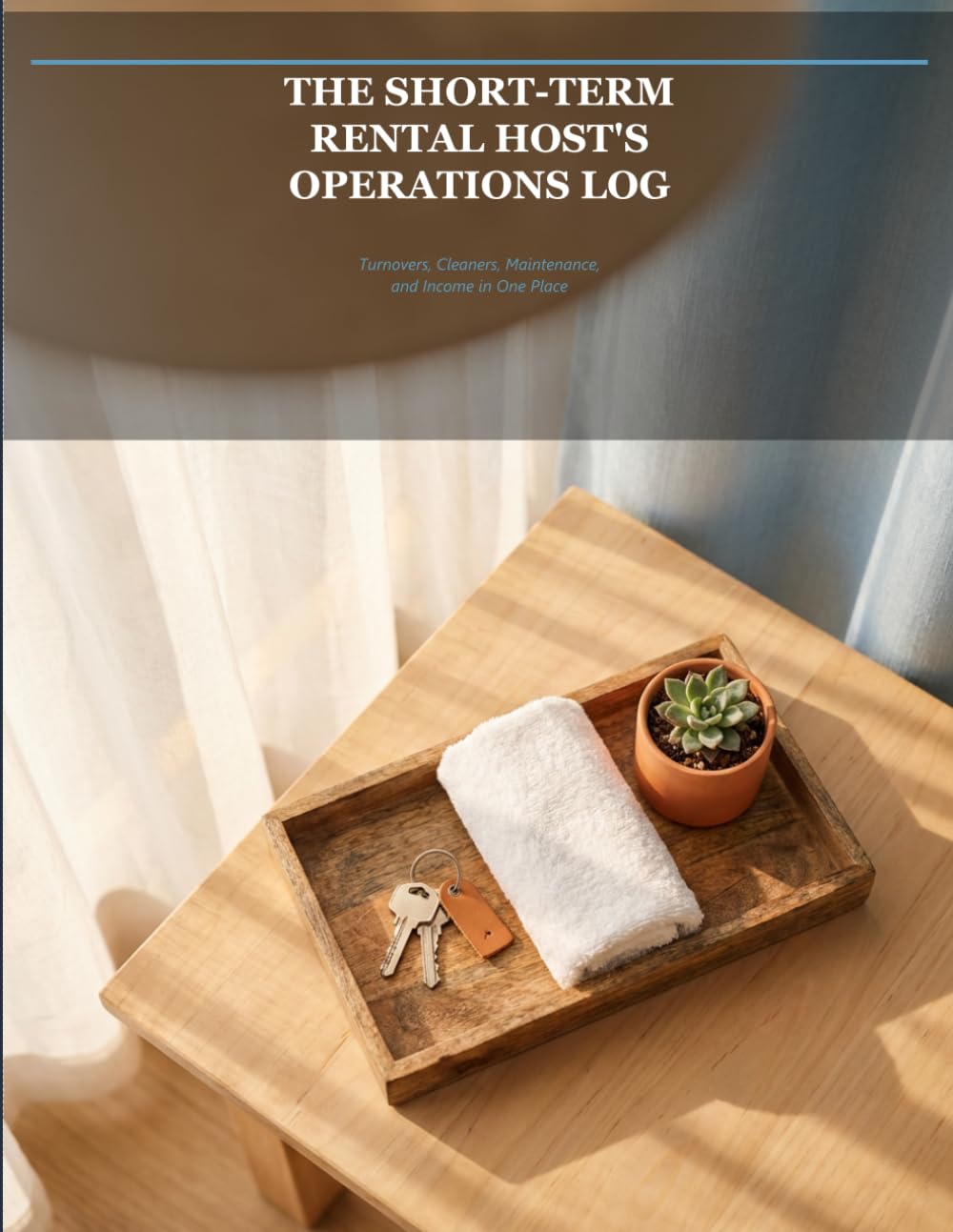 The Short-Term Rental Host's Operations Log: Turnover Checklists, Cleaner and Co-Host Handoffs, Bookings, Maintenance, and Income Tracker for Airbnb and VRBO Hosts