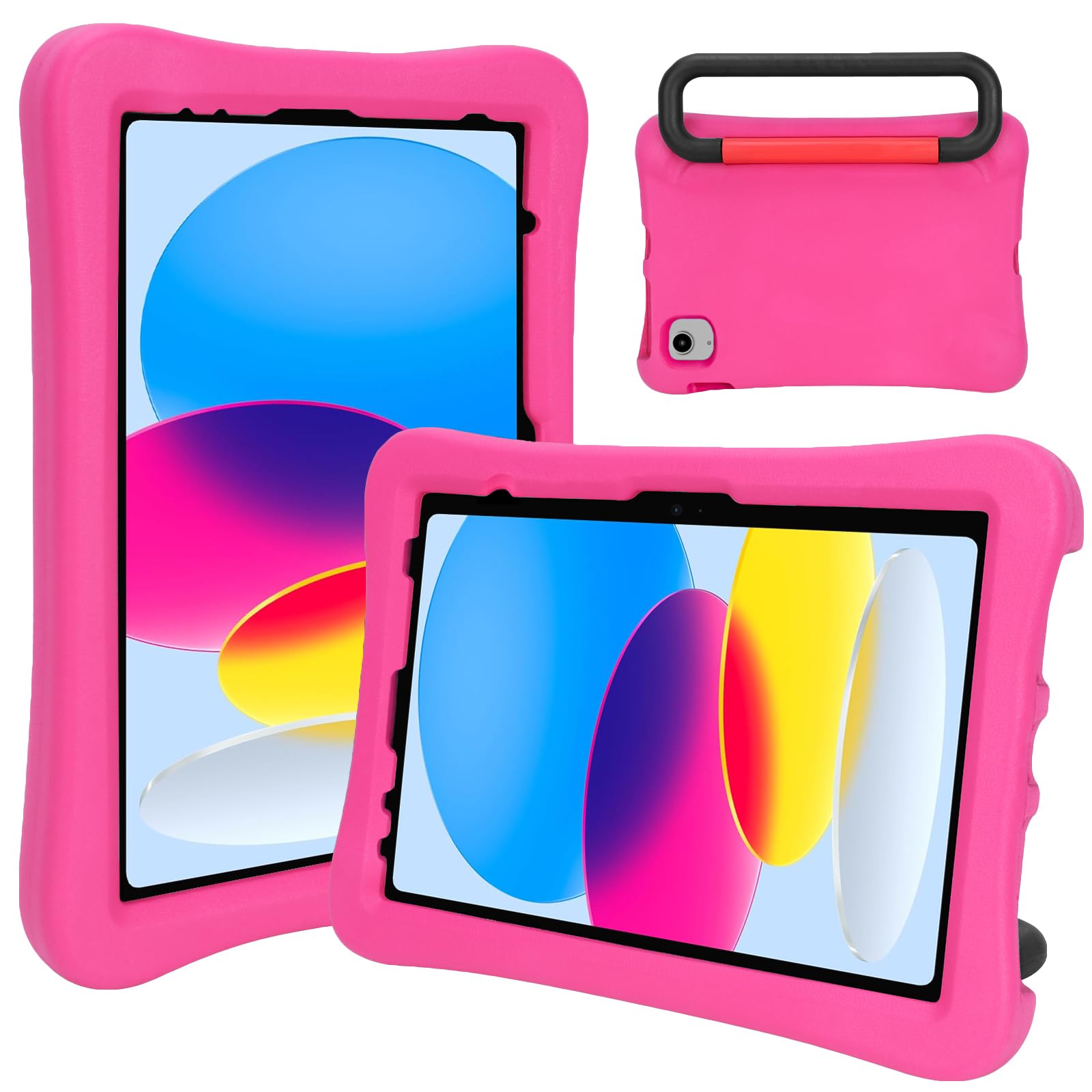Étui pour enfants pour iPad idéal pour les devoirs et trajets en rose - 6