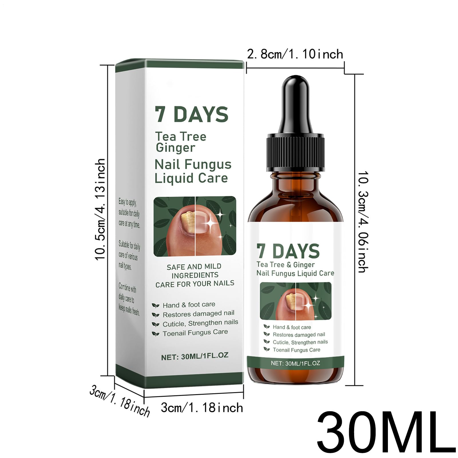Olio per Cuticole - Olio Cura Unghie 30ml,Rinforzante Liquido Giornaliero Ripristino Salute Mani Piedi Donne Uomini Discolorazione
