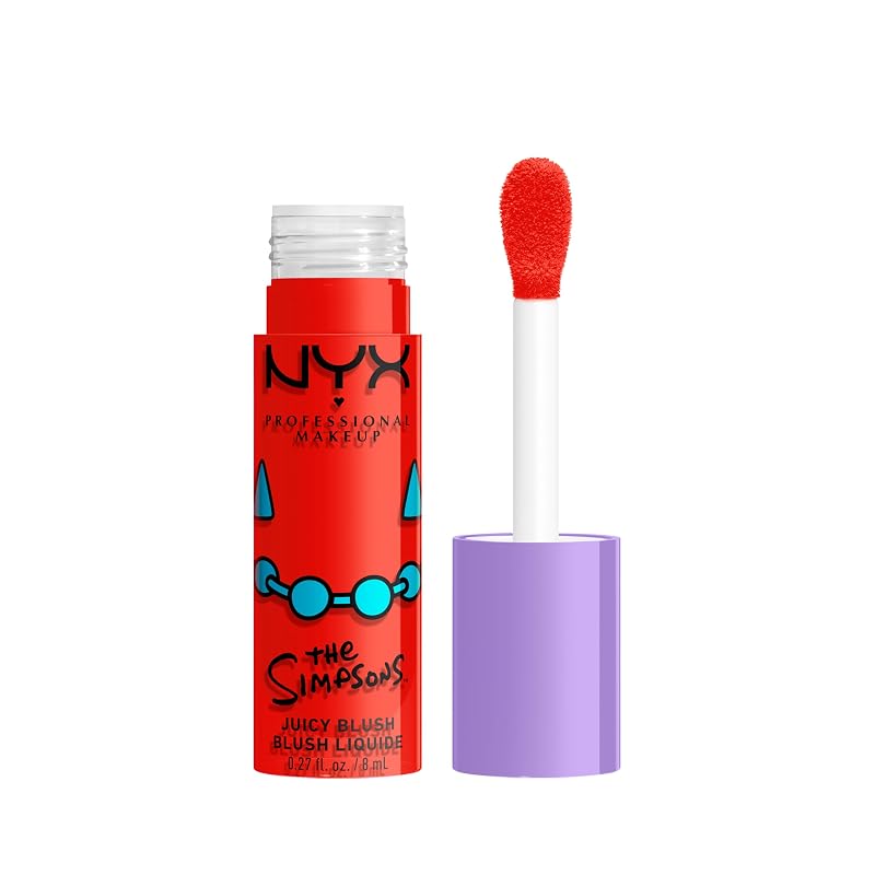 Blush líquido NYX PROFESSIONAL MAKEUP Saucy Sisters' Fat Cheeks The Simpsons Snarky Scarlet (Ruby Red)