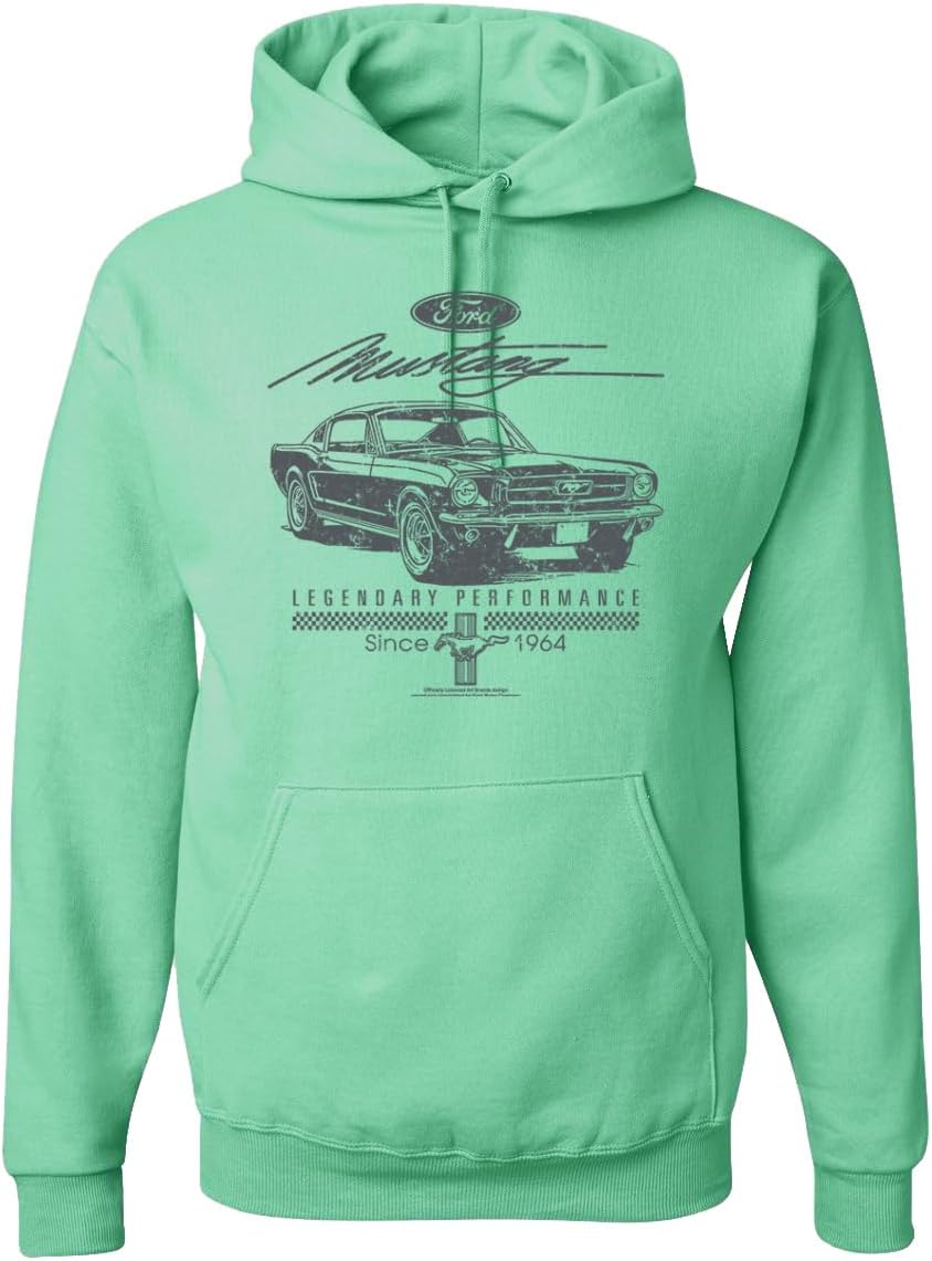 Wild Bobby Ford Mustang Legendary Performance Est 1964 | Retro Vintage Cars and Trucks Sweatshirt