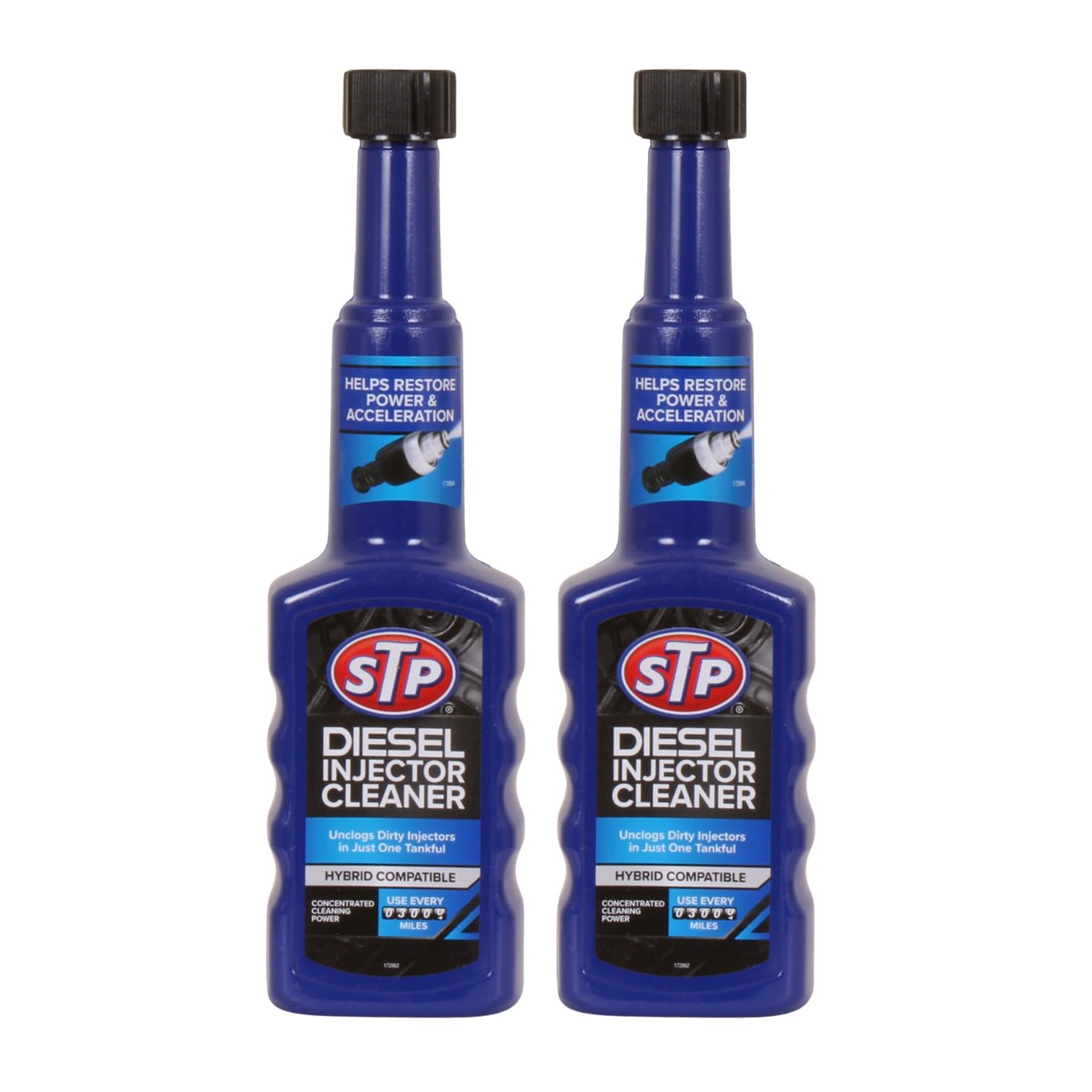 STP® Diesel Injector Cleaner : Unclog Dirty injectors with just one Treatment. (Helps : Restore Performance - Reduce Emissions - Save Fuel) - Pack of 2