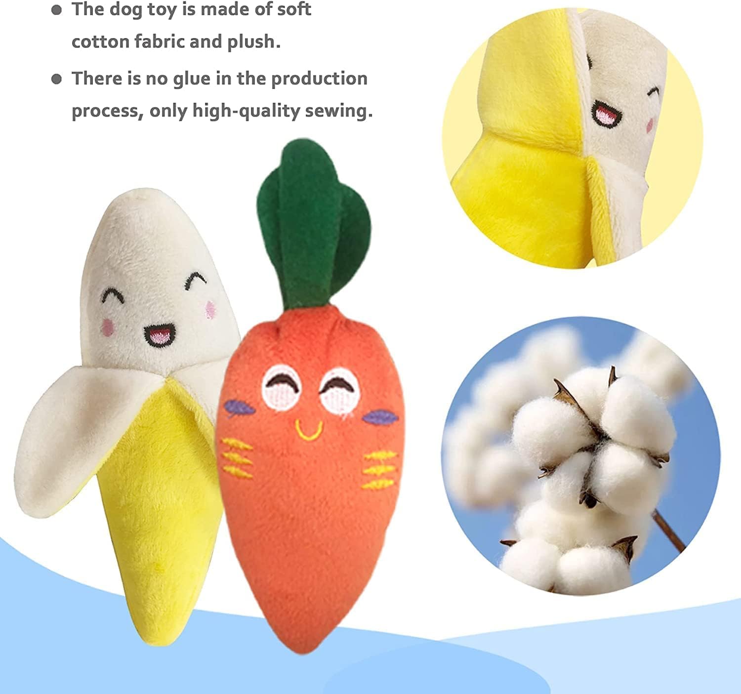 SquarezhenBo Pink Pet Small Dog Chew, Puppy Mushroom Shape Plush Squeaky Beautiful, Dog Pet Supplies - Image 4
