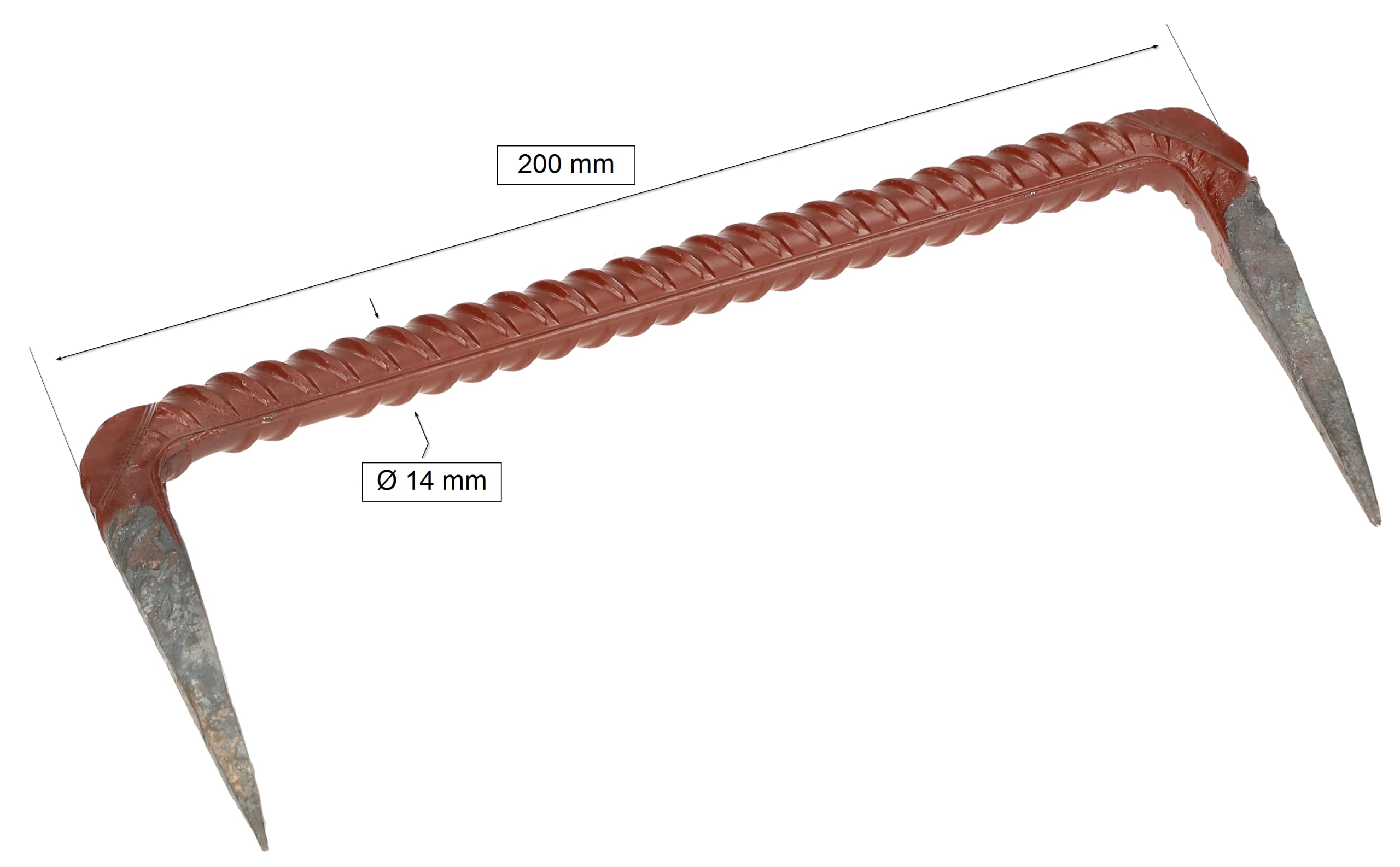 KOTARBAU® 10er Set Bauklammer 200mm zum Verbinden von Gerüsten Holzkonstruktionen